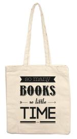 Stofftasche So many books so little Time