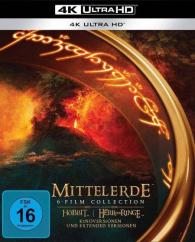 Noel Appleby, Sean Astin, Sala Baker, Sean Bean, Cate Blanchett, Orlando Bloom, Billy Boyd, Marton Csokas, Alan Howard, Peter Jackson, John Ronald Reuel Tolkien: Mittelerde 6-Film Collection - 4K UHD