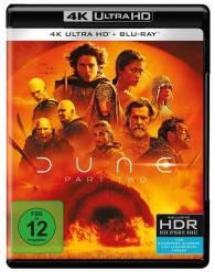 Dave Bautista, Josh Brolin, Austin Butler, Timothée Chalamet, Rebecca Ferguson, Stephen McKinley Henderson, Frank Herbert, Florence Pugh, Denis Villeneuve, Christopher Walken, Zendaya: Dune: Part Two - 4K UHD