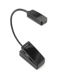 E-Booklight Schwarz | LED Leselampe mit Clip für Bücher und E-Reader
