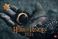 |Heye: Der Herr der Ringe XL Kalender 2024. Wandkalender mit fesselnden Filmszenen aus der erfolgreichsten Filmtrilogie. Broschürenkalender 2024 mit Poster zum Heraustrennen.