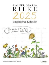 Melanie Garanin, Rainer Maria Rilke: Rilke-Kalender 2025 - Wandkalender