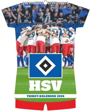 Neumann: Hamburger SV 2026 - Trikotkalender - Fußball-Kalender - Fan-Kalender - 34,1x42 