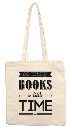 Stofftasche So many books so little Time 