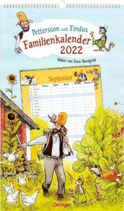 Sven Nordqvist: Pettersson und Findus Familienkalender 2022 