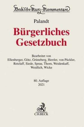 Otto Palandt: Bürgerliches Gesetzbuch 