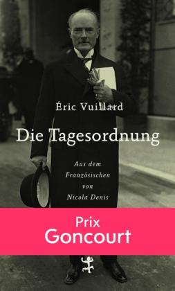 Éric Vuillard: Die Tagesordnung 