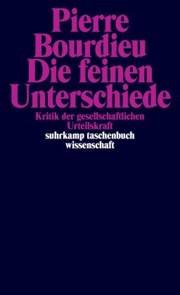Pierre Bourdieu: Die feinen Unterschiede 