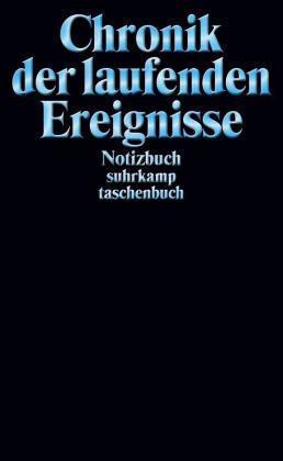 Suhrkamp Verlag, Suhrkamp Verlag: Notizbuch »Chronik der laufenden Ereignisse« 
