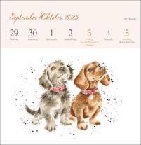 Hannah Dale: Happy Animals Premium-Postkartenkalender 2025 