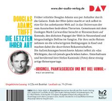 Douglas Adams, Mark Carwardine: Die Letzten ihrer Art. Eine Reise zu den aussterbenden Tieren unserer Erde 