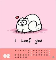 Simons Katze Postkartenkalender 2025 