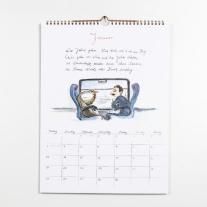 Melanie Garanin, Rainer Maria Rilke: Rilke-Kalender 2025 - Wandkalender 