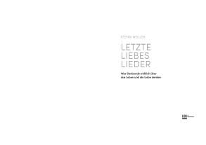 Stefan Weiller: Letzte Liebeslieder 