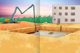 Sebastian Coenen: Erstes Stickern – Baustelle 