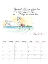 Melanie Garanin, Rainer Maria Rilke: Rilke-Kalender 2025 - Wandkalender 