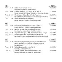 Ingeborg Bayer, Günther Bentele, Volker Ebersbach, Frederik Hetmann, Maria Regina Kaiser, Charlotte Kerner, Tanja Kinkel, Dirk Lornsen, Harald Parigger, Renate Ries, Rainer M. Schröder, Andreas Venzke, Andreas Zitelmann: CD WISSEN Junior - Weltgeschichte in Geschichten 