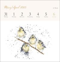 Hannah Dale: Happy Animals Premium-Postkartenkalender 2025 