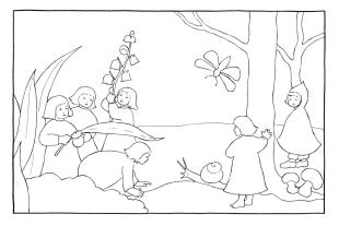 Sibylle von Olfers, Sibylle von Olfers: Etwas von den Wurzelkindern: Wurzelkinder-Malbuch 