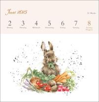 Hannah Dale: Happy Animals Premium-Postkartenkalender 2025 