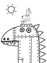 Peppa Wutz Ausmalbilder: Mein großes Malbuch 